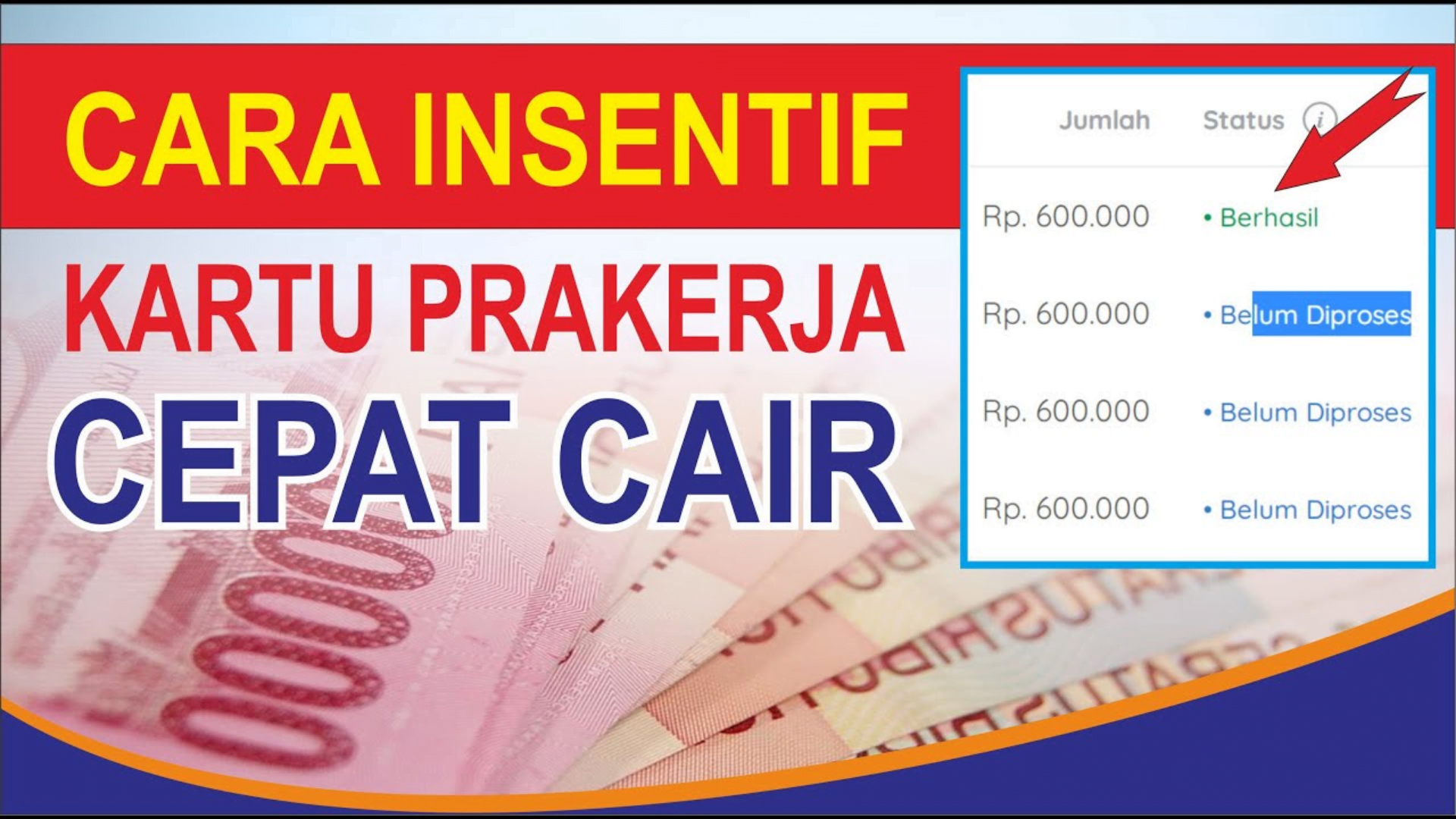 Cara Agar Insentif Kartu Prakerja Bisa Cair