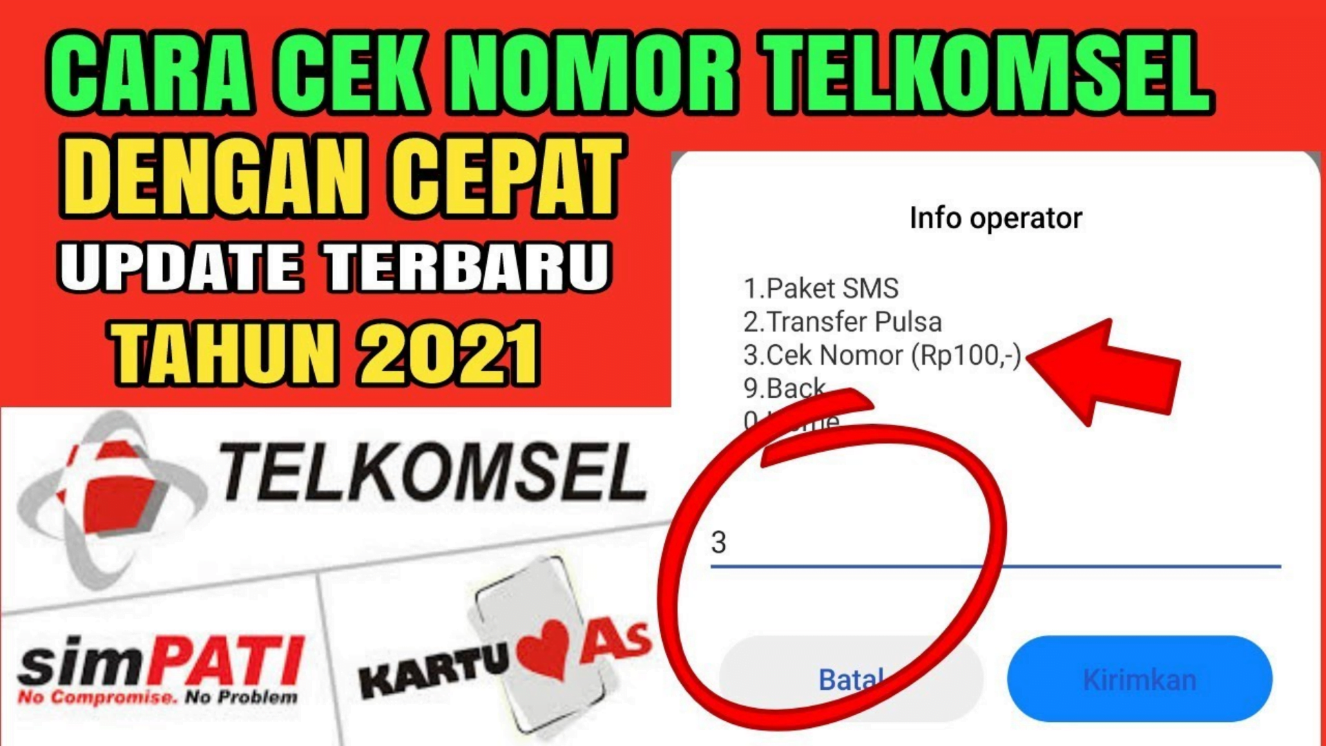 Cara Cek Nomor Telkomsel Secara Akurat