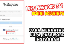 Cara Mengatasi Lupa Password Instagram