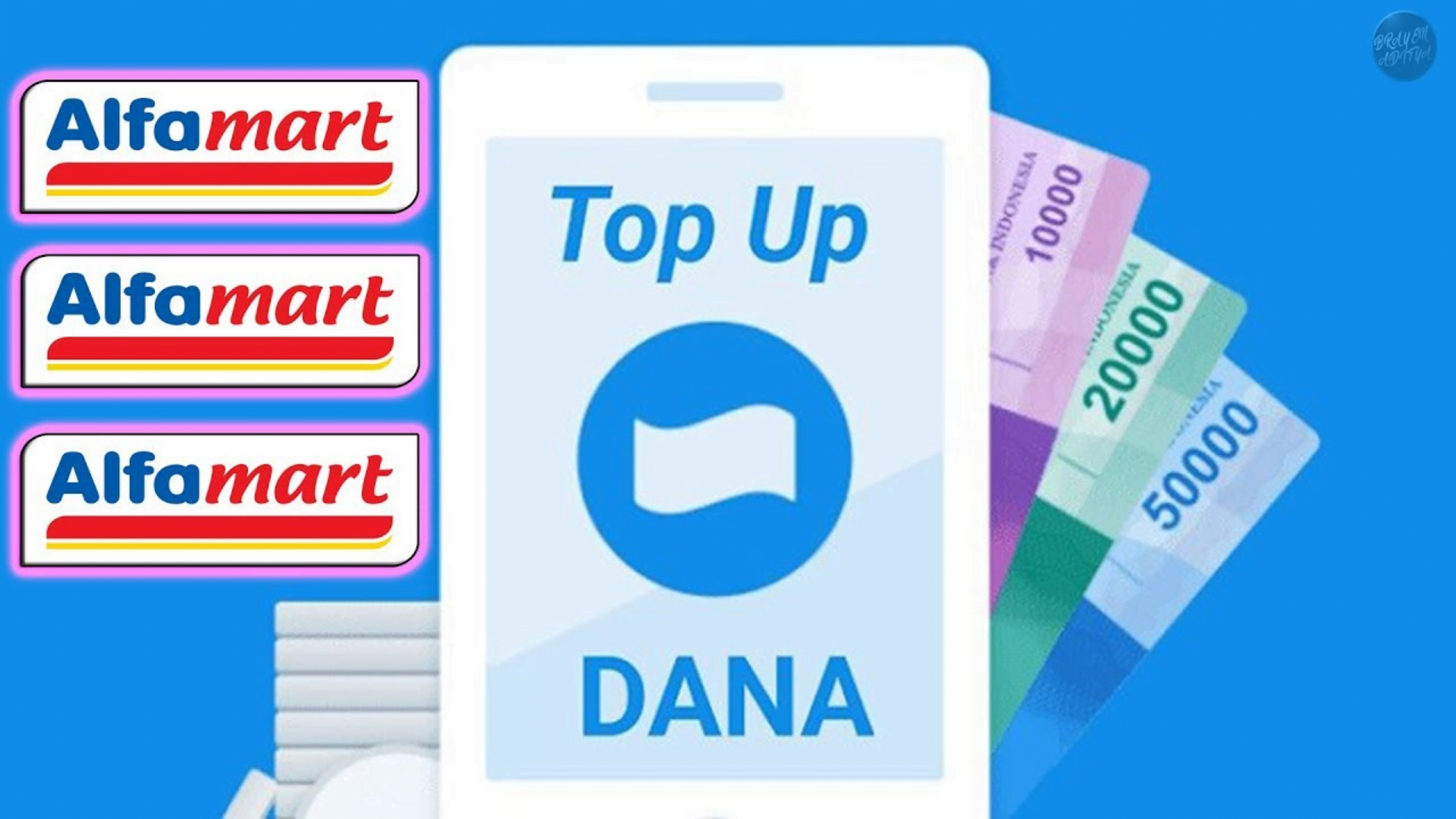 Cara Top Up Dana di Alfamart