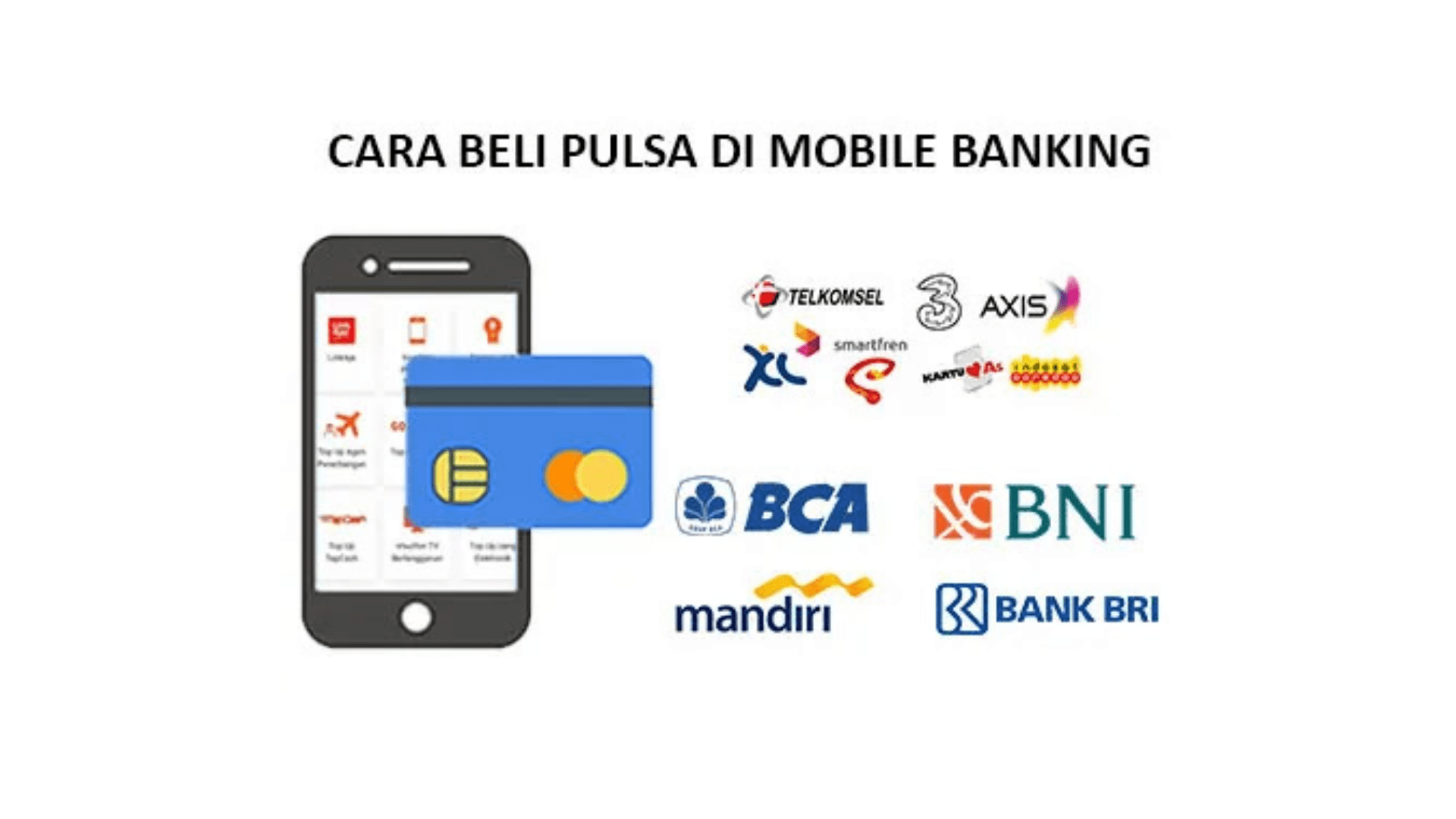 Cara Beli Pulsa di M-Banking : Limit & Biaya Admin