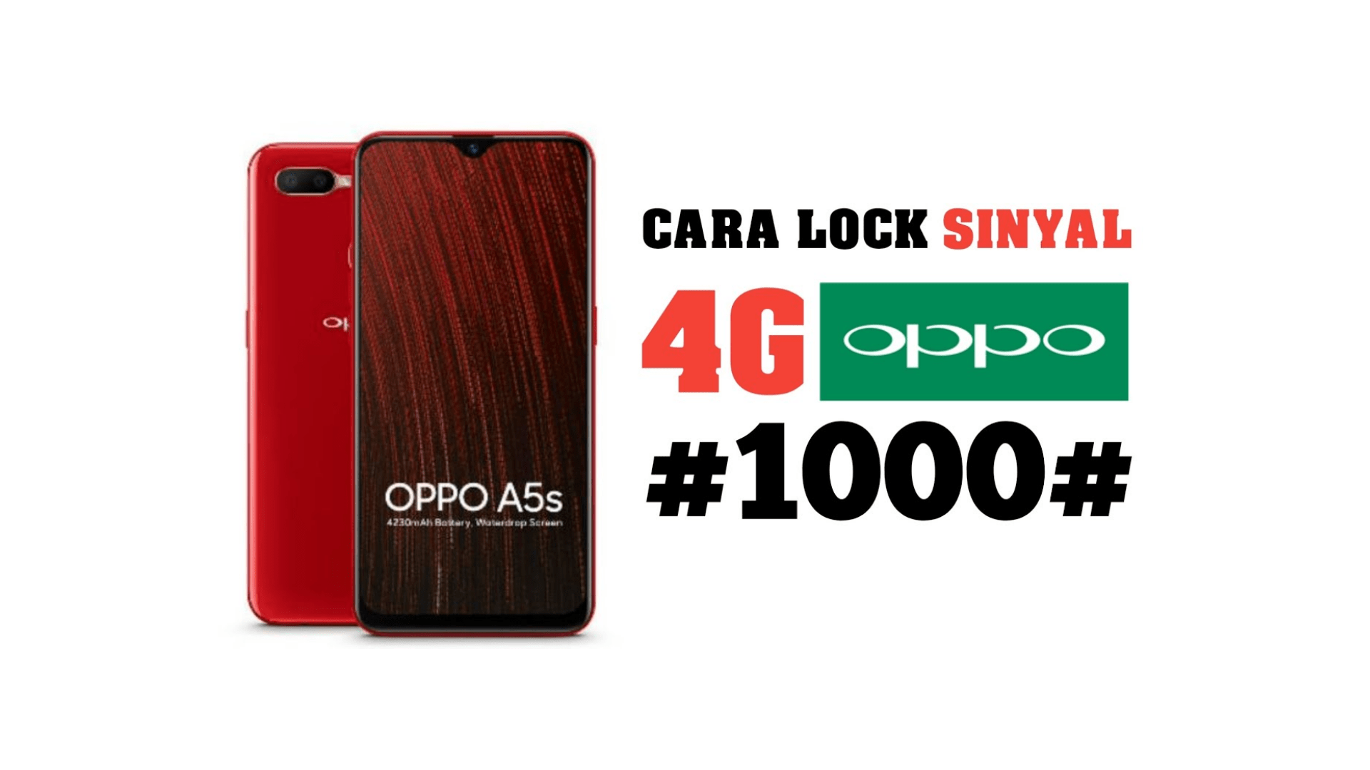 Cara Mengunci Jaringan 4G Oppo A54