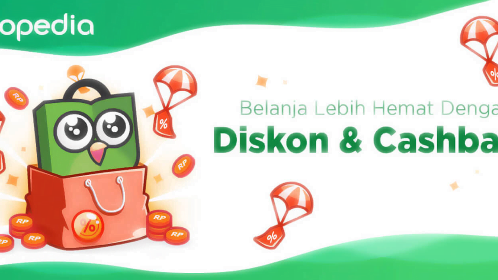 Program Kupon Mega Cashback Tokopedia