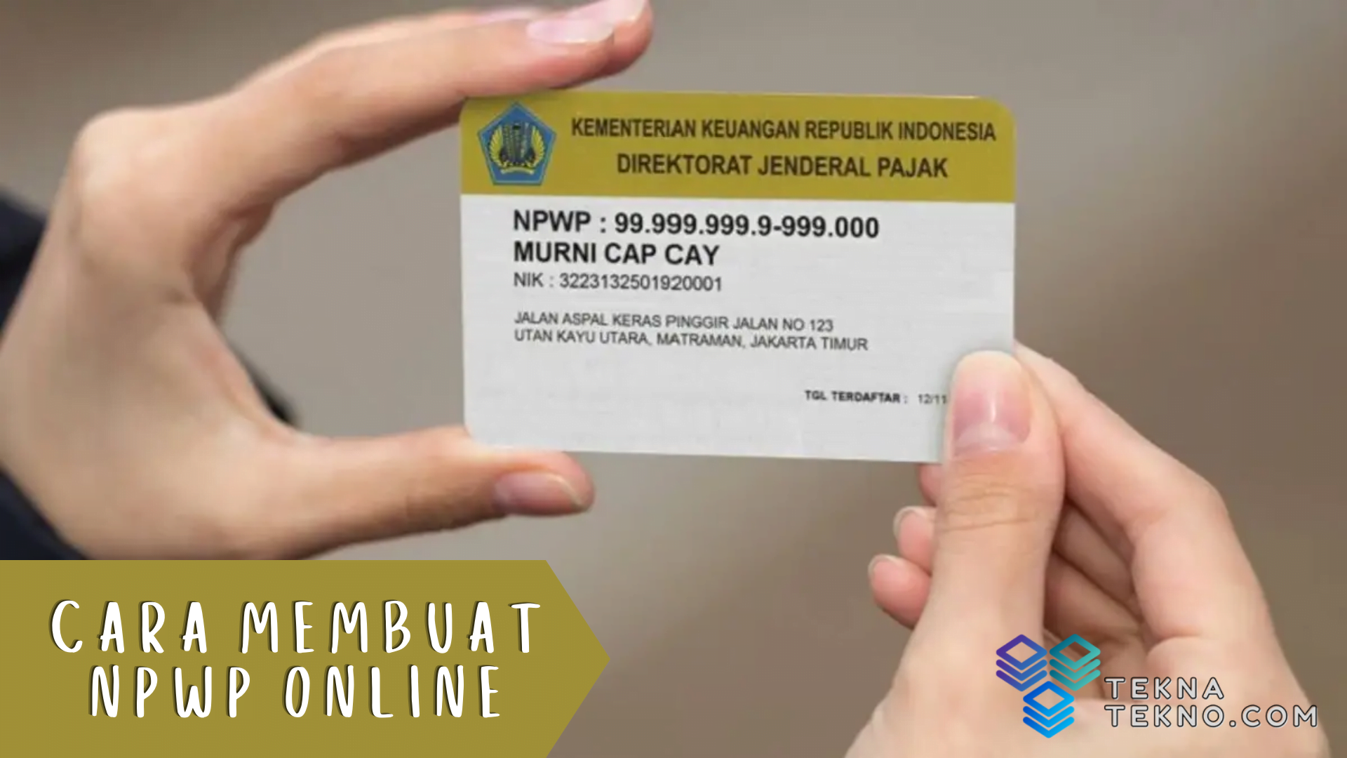 Cara Membuat NPWP Secara Online di HP dan Laptop