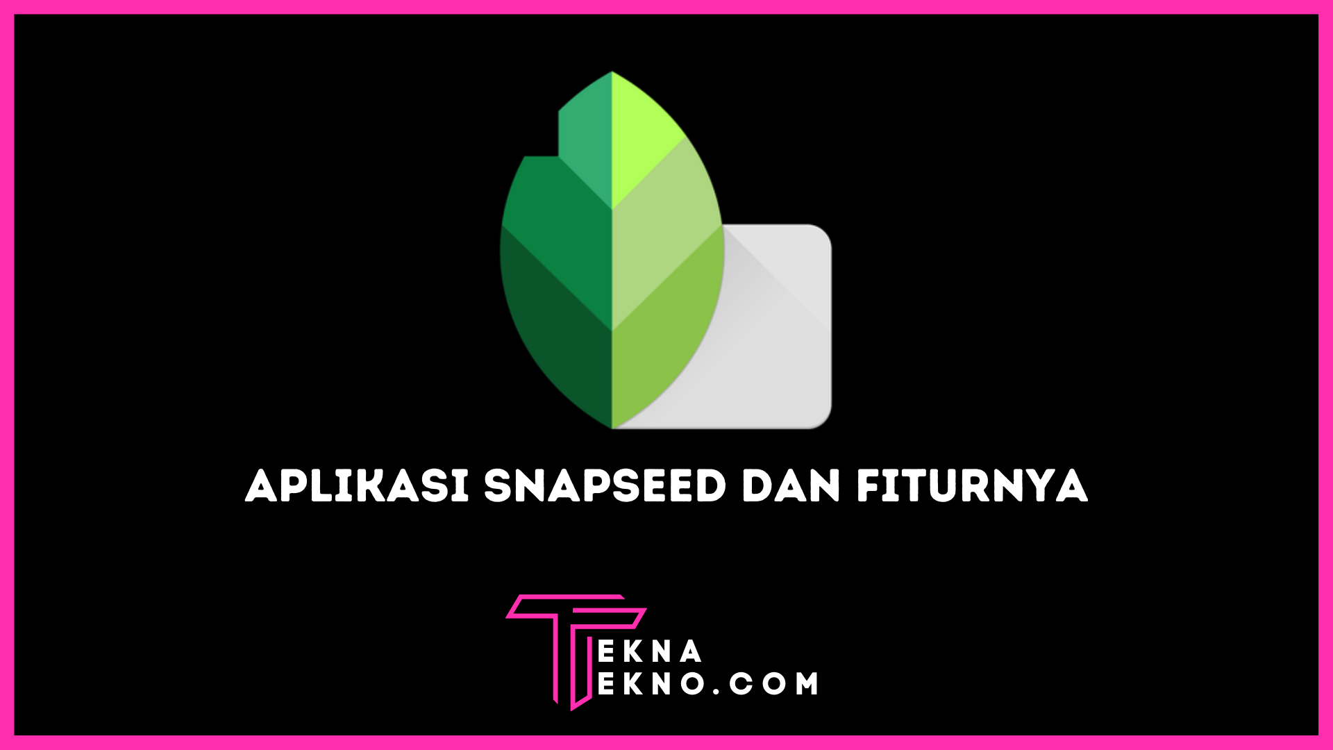 Aplikasi Snapseed: Pengertian, Kelebihan dan Fiturnya