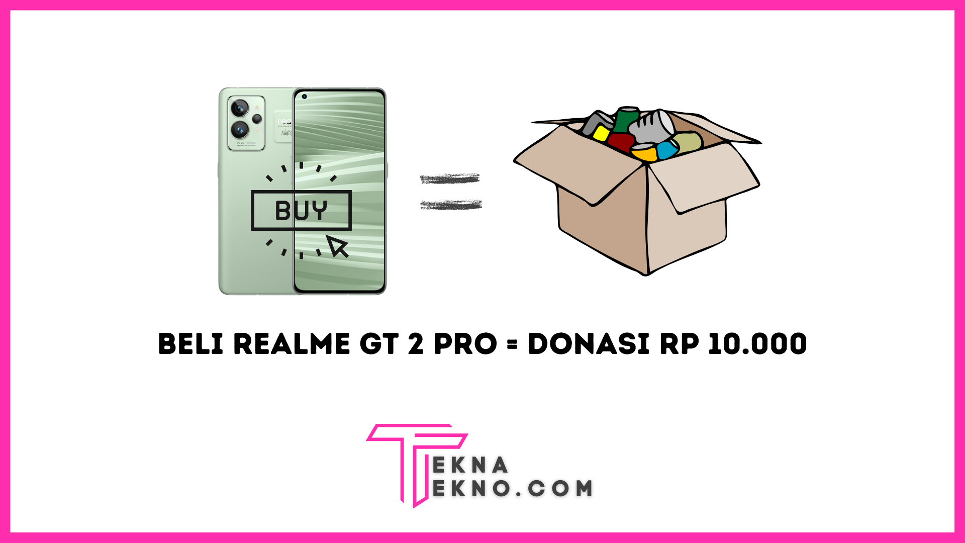 Beli Realme GT 2 Pro Sama Dengan Berdonasi Rp 10.000 untuk Lingkungan