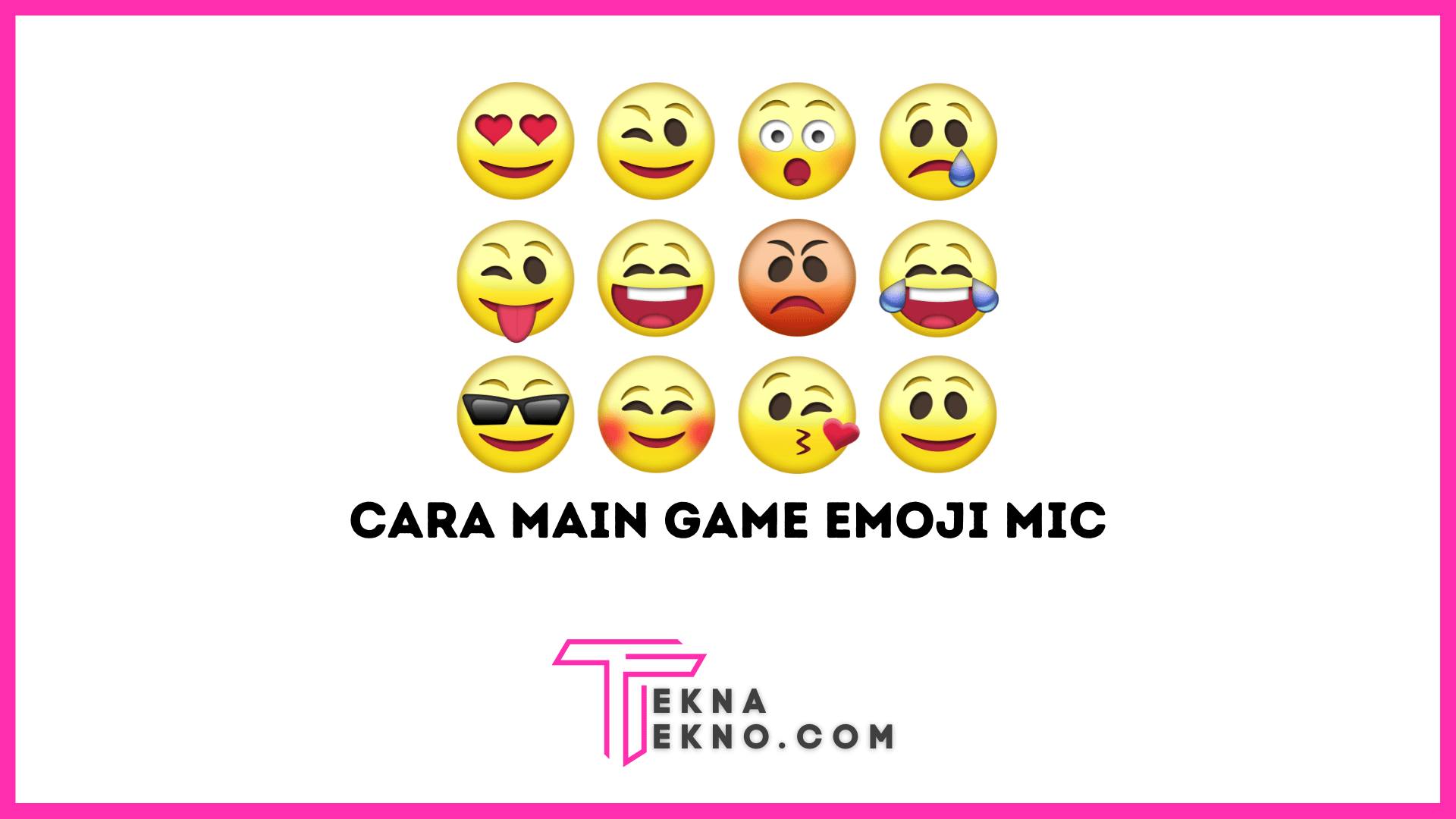 Cara Main Game Emoji Mic yang Viral di Tiktok