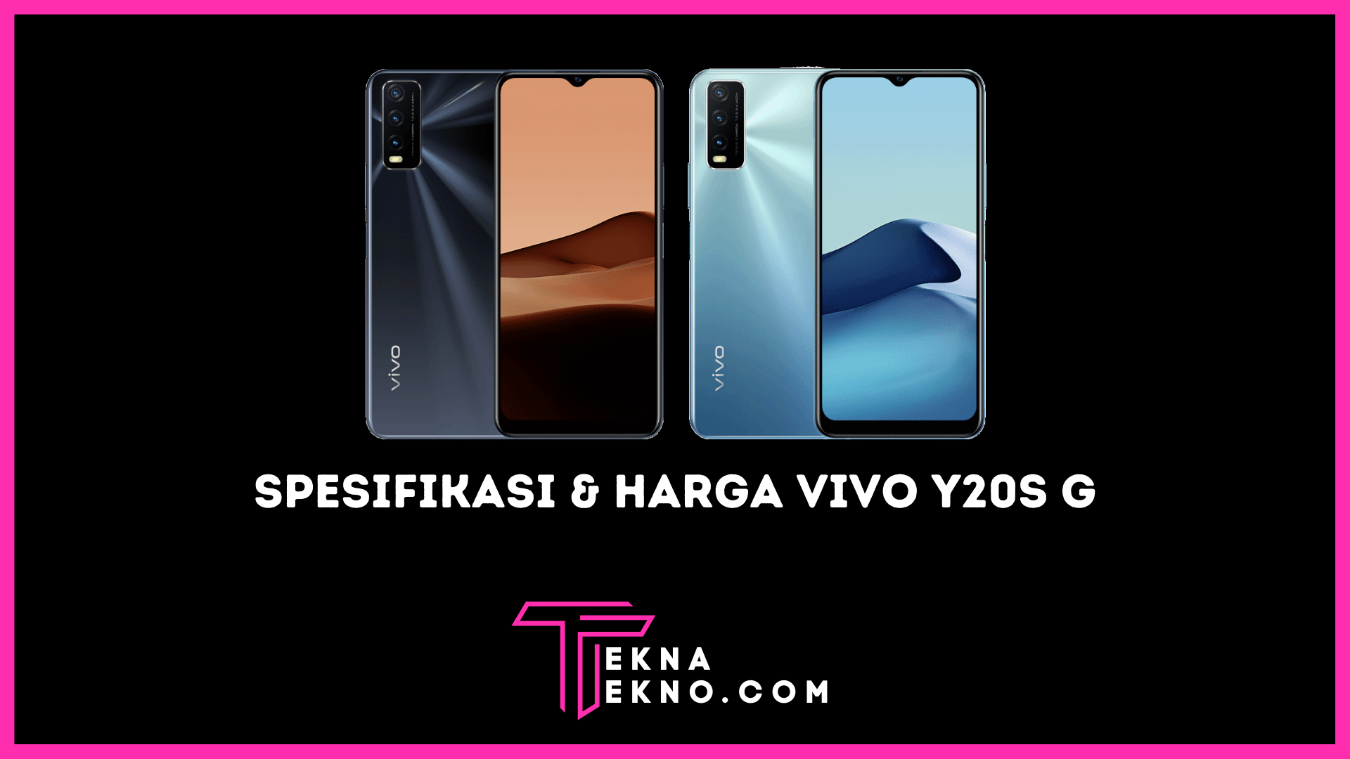 Spesifikasi Vivo Y20s G, Memori Besar Harga 2 Jutaan