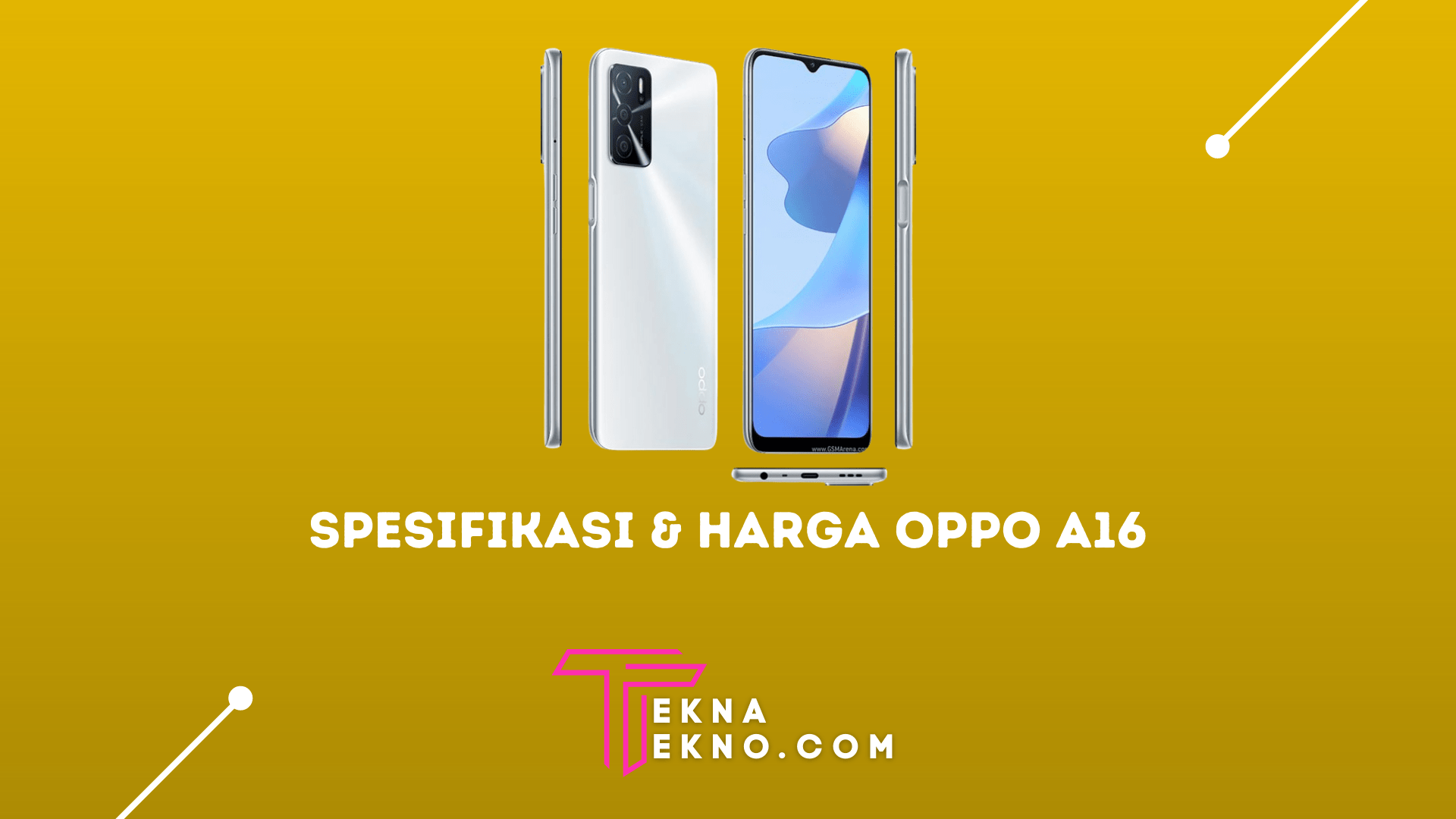 Spesifikasi dan Harga Oppo A16 di Indonesia