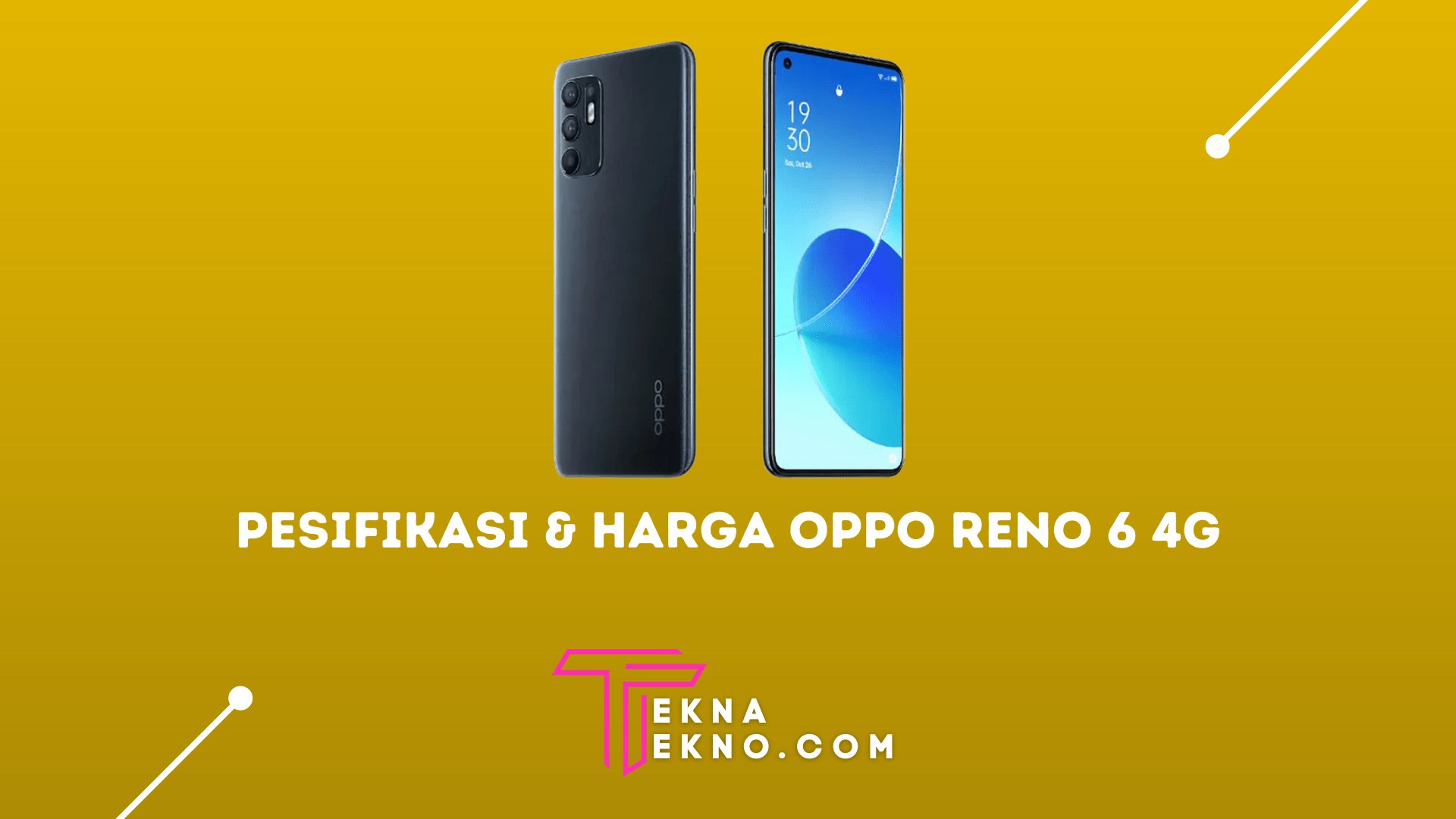 Spesifikasi dan Harga Oppo Reno 6 4G di Indonesia