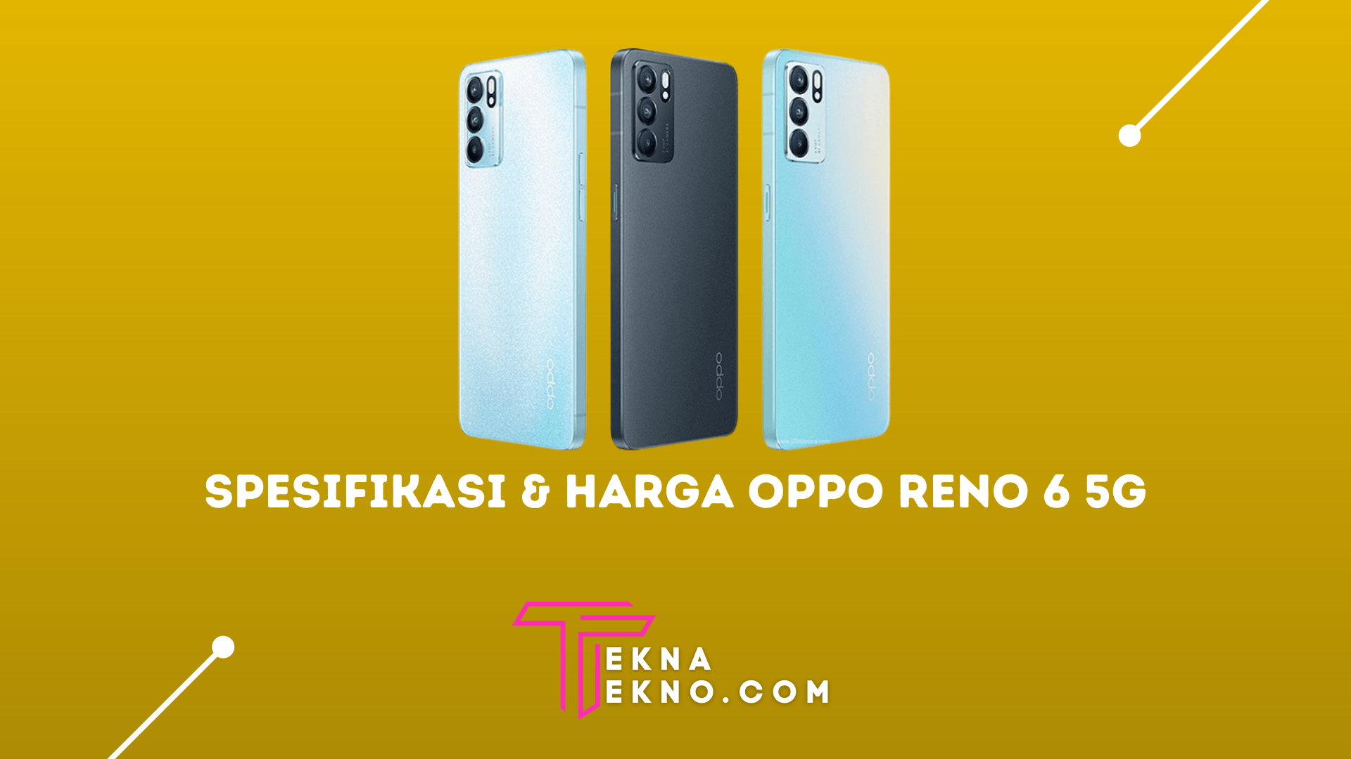 Spesifikasi dan Harga Oppo Reno 6 5G di Indonesia