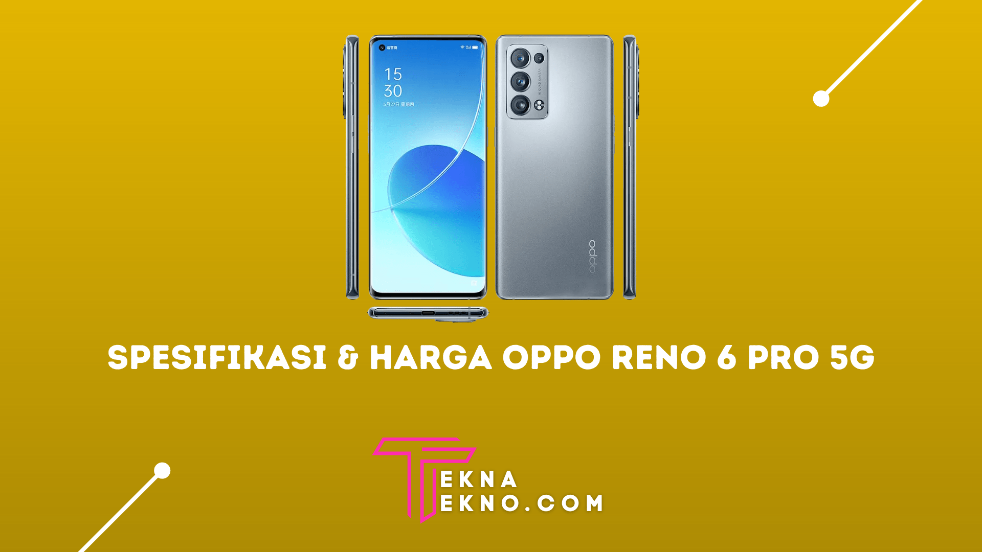 Spesifikasi dan Harga Oppo Reno 6 Pro 5G di Indonesia