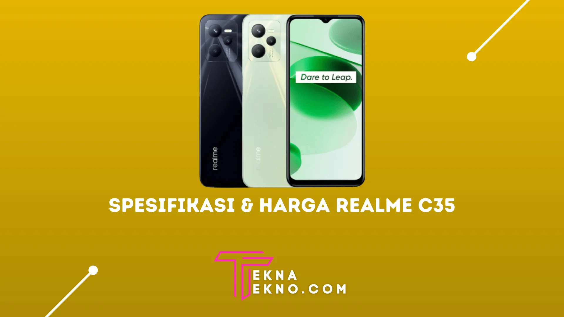 Spesifikasi dan Harga Realme C35 Resmi Tersedia di Indonesia