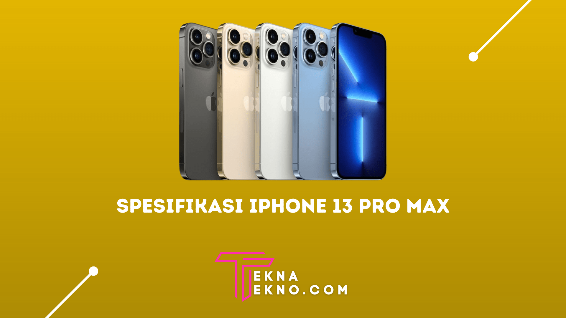 Spesifikasi dan Harga iPhone 13 Pro Max di Indonesia