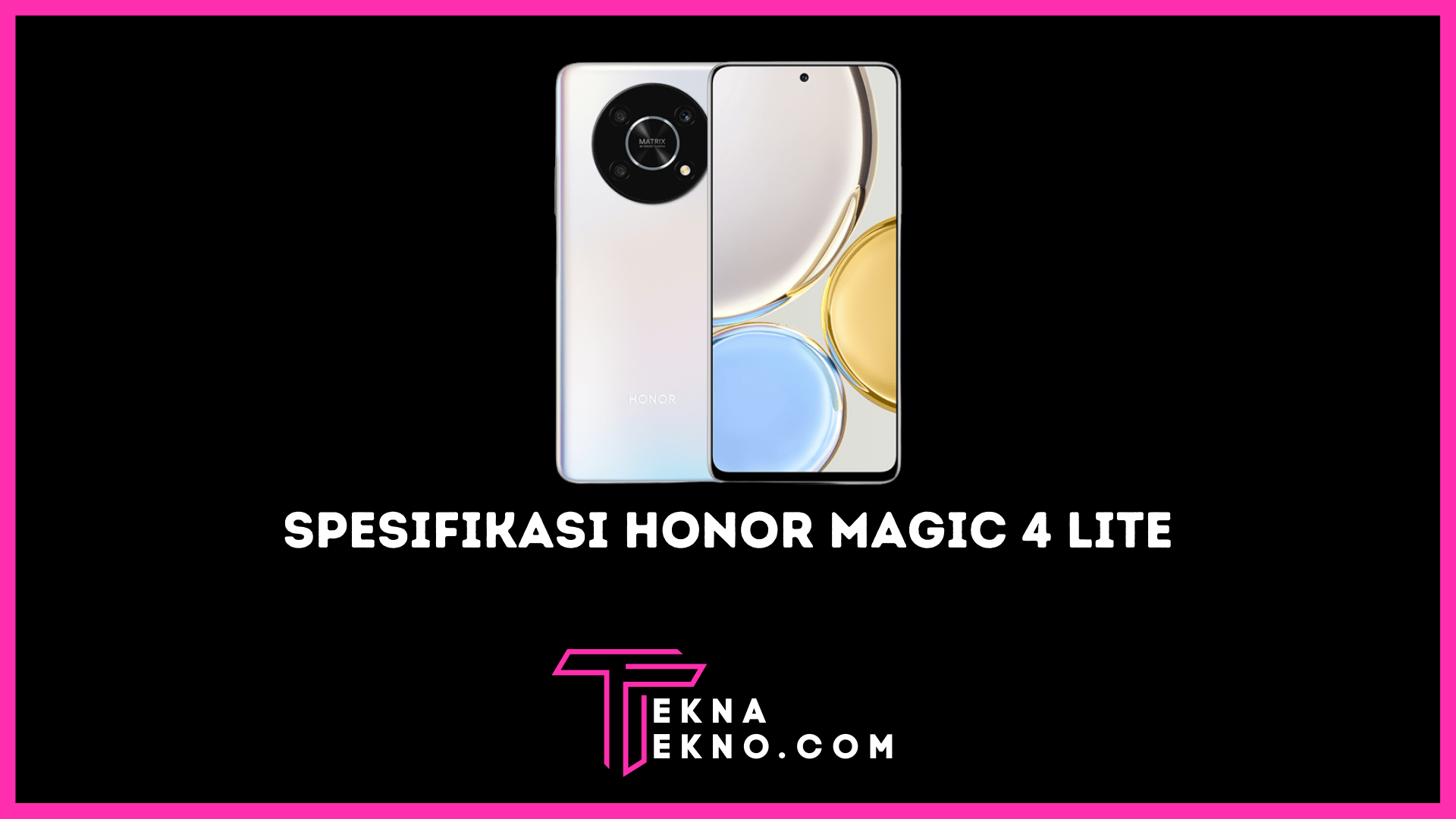 Honor Magic 4 Lite Usung Cipset Snapdragon 695 5G