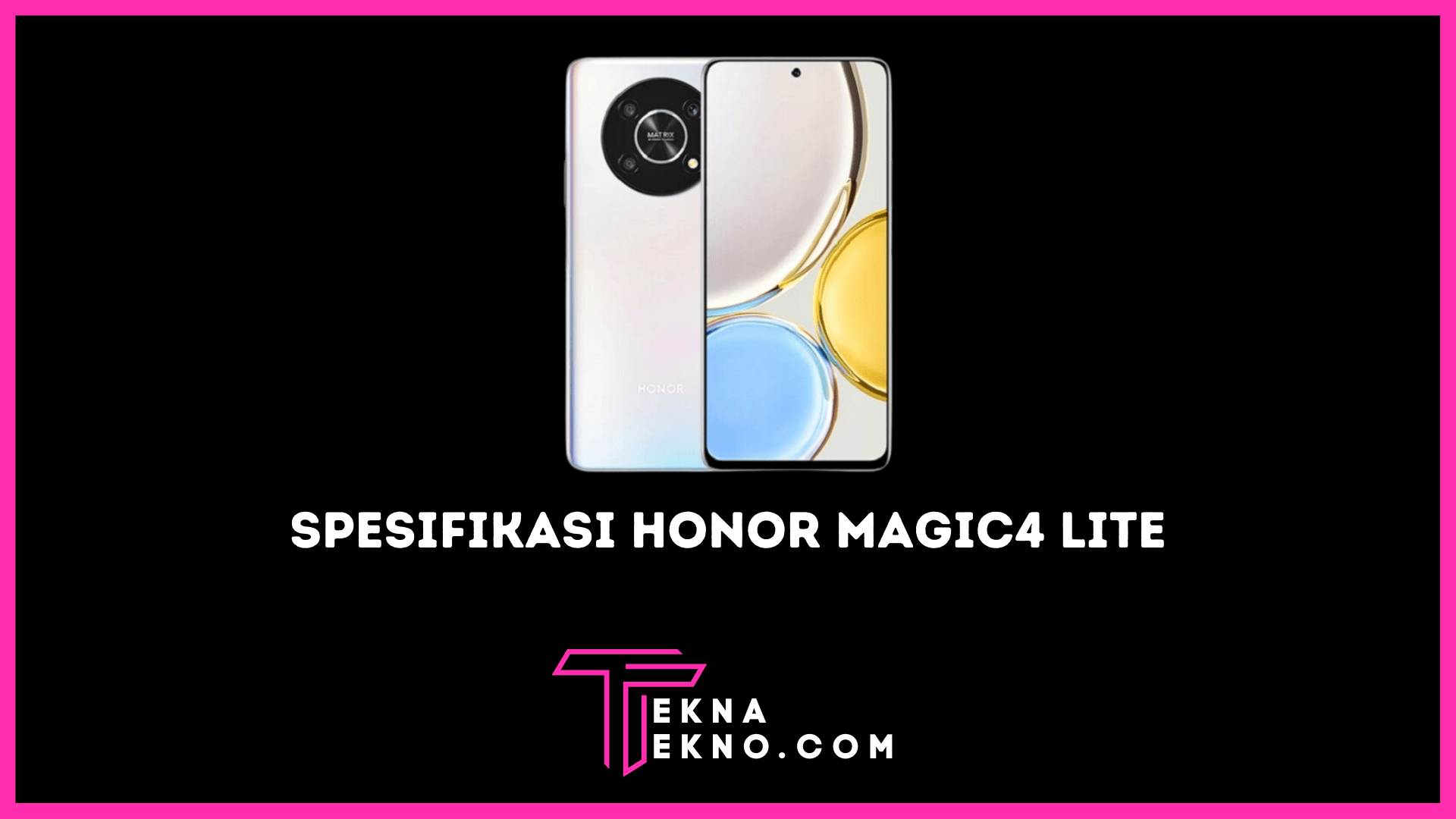 Honor Magic4 Lite Bakal Usung Chipset Snapdragon 695