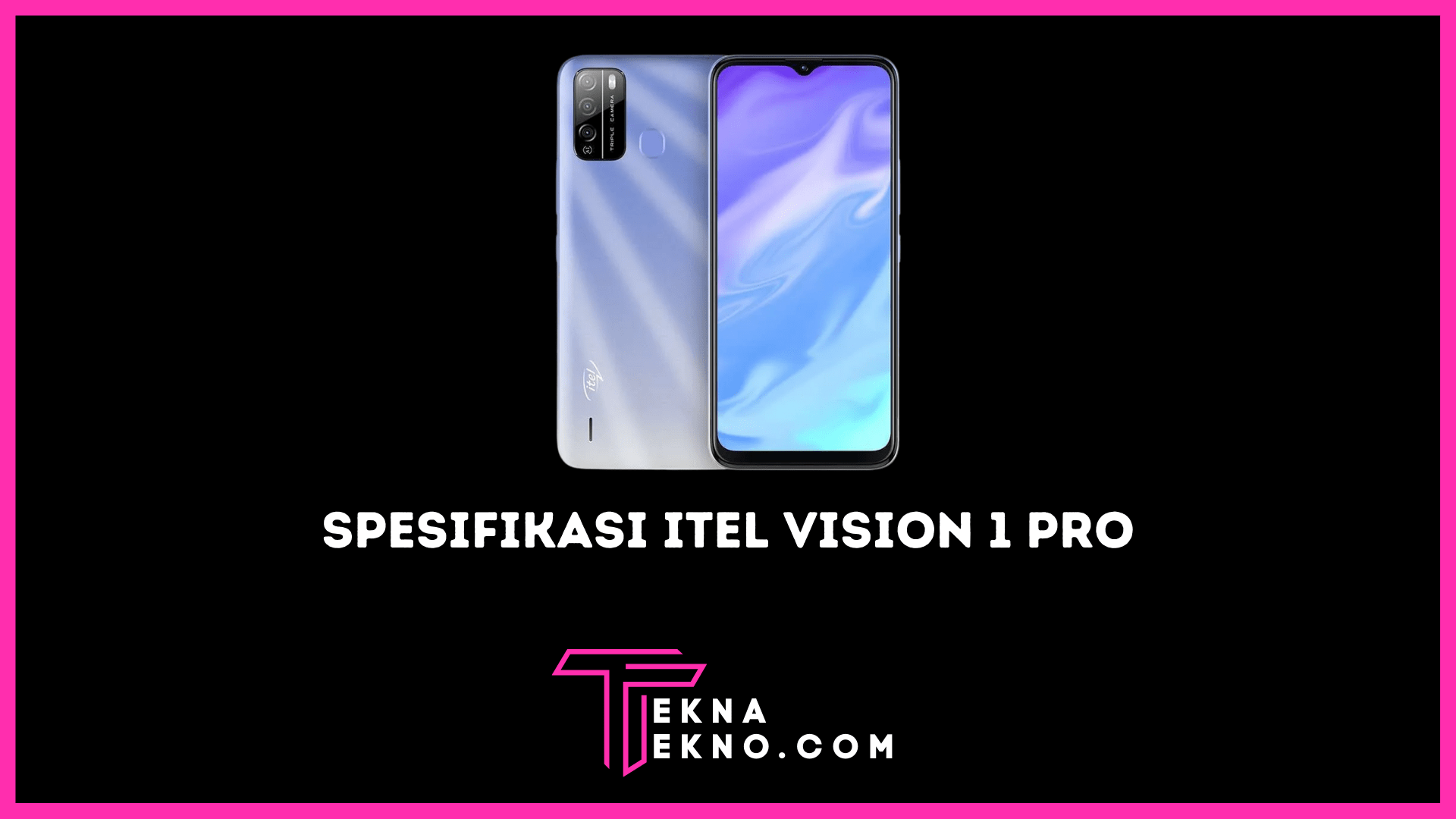 Itel Vision 1 Pro, Pakai OS Android 10 Go Edition