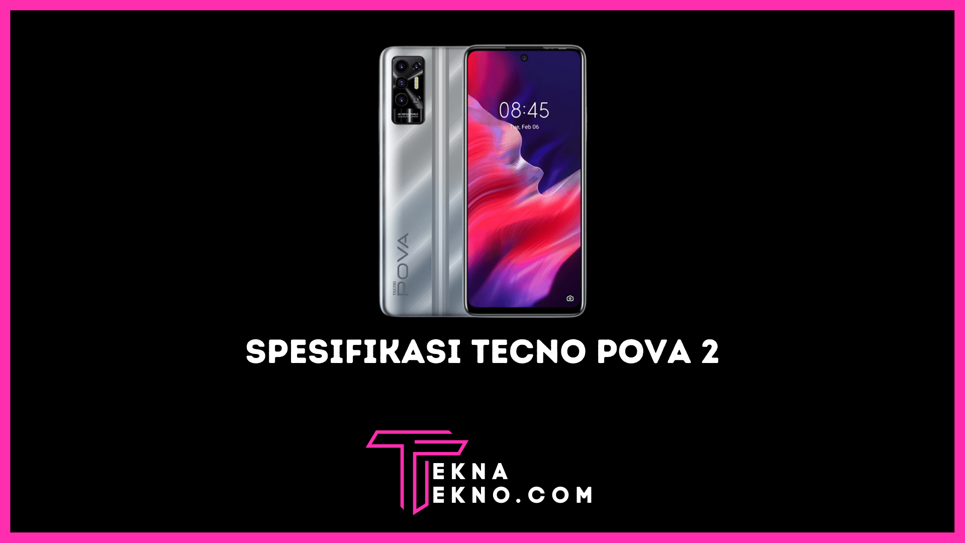 Tecno Pova 2, Ponsel Gaming dengan Chipset Helio G85