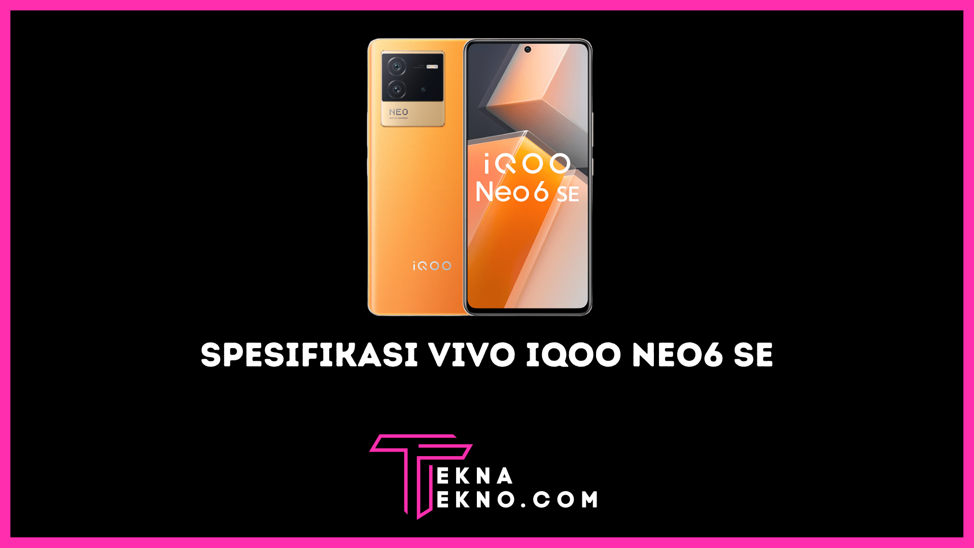 Vivo iQOO Neo6 SE Rilis di China dengan Fast Charging 80W