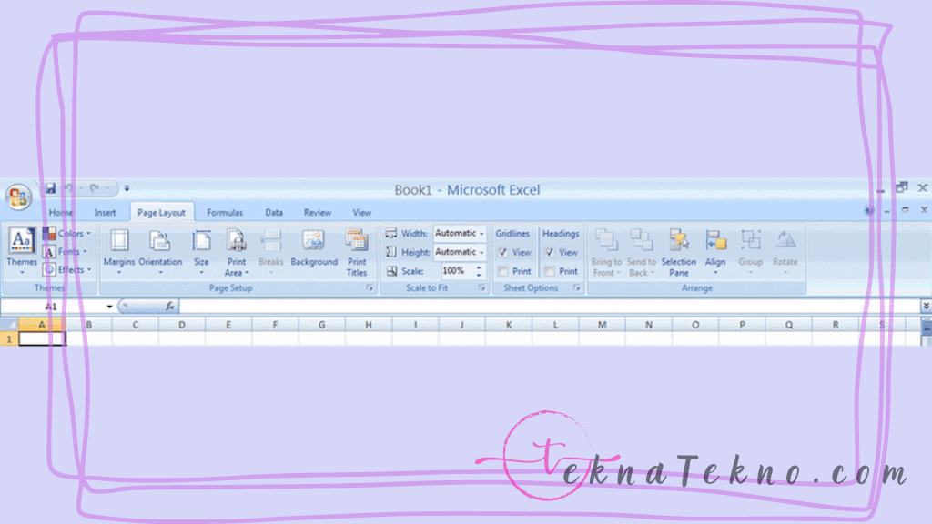 Fungsi Page Layout pada Microsoft Excel